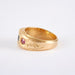 Ring 62 Men's Ruby Sapphires Bangle Ring 58 Facettes