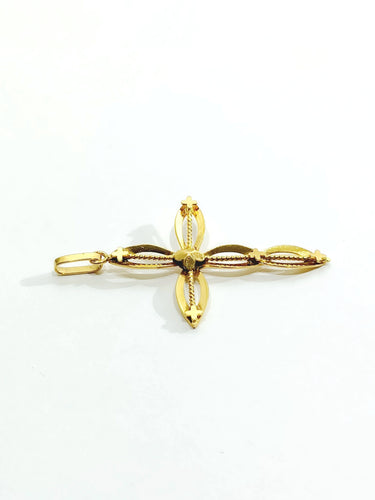 Pendentif Pendentif Croix Or jaune 58 Facettes