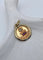 Pendentif AUGIS - Médaille d'amour or jaune petit modèle 58 Facettes