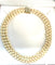 Collier Collier de perles 3 rangs avec fermoir en or 18 carats 58 Facettes