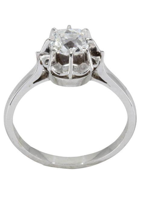 Bague 53 SOLITAIRE ANCIEN DIAMANT 0.75 CARAT 58 Facettes 051861