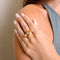 Bague Sublime bague tank or jaune et diamant 58 Facettes