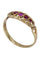 Bague 55 BAGUE JARRTIÈRE ANCIENNE RUBIS 58 Facettes 067611