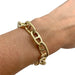 Bracelet Navy mesh bracelet in yellow gold. 58 Facettes 31913