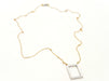 Collier Collier Graphique Or blanc Diamant 58 Facettes 579205RV