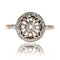 Bague 52 Bague ancienne diamants ronde 58 Facettes 23-080B