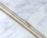 Fine long necklace in yellow gold 58 Facettes