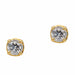 Earrings Stud earrings Yellow gold Diamond 58 Facettes 2822724CN