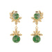 Boucles d'oreilles boucles d'oreilles or jaune Jade Jadéite 58 Facettes 2432029CN