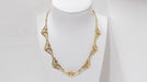 Necklace Antique yellow gold necklace with Butterflies 58 Facettes 31351