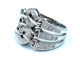 Bague BVLGARI. Collection Astrale, bague or blanc et diamants 58 Facettes