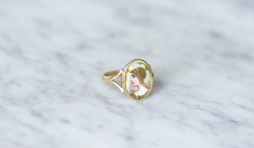 Bague Bague Athéna émail 58 Facettes