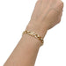 Bracelet Bracelet or jaune, diamants. 58 Facettes 32739