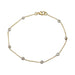 Bracelet Gutter bracelet in yellow gold, white gold and diamonds. 58 Facettes 31762