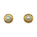 Puces Cartier earrings, yellow gold, pearls. 58 Facettes 31872