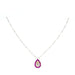 Collier Collier Halo Diamant Rubis Platine 58 Facettes 248BF44FD4684059928B3EAF43FA8A43