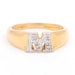 Ring 49.5 Letter Ring Yellow Gold Diamond 58 Facettes 1589369CN