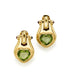 Boucles d'oreilles Bulgari Peridot Ruby 18 Karat Yellow Gold Earrings 58 Facettes