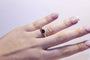 Bague 50 Bague Or Diamants et Saphir 58 Facettes