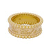 Ring 50 Van Cleef & Arpels ring, “Perlée signature”, yellow gold. 58 Facettes 32570