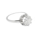 Ring 50 1,52 carat diamond ring in platinum and gold. 58 Facettes 30680