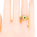 Ring 54.5 Emerald Flowers Ring, pearls 58 Facettes C7D0F216E34D4453B5F1F1393F3D0EA9