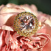 Ring 50 Vintage morganite and gold ring 58 Facettes 23-044