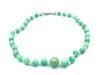 Necklace Art Deco necklace, clasp and platinum, jade and pearls 58 Facettes