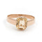 Bague 57 Bague Or rose Citrine 58 Facettes 1752242CN