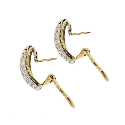 Boucles d'oreilles Boucles d'oreilles avec diamants 58 Facettes 34574