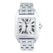 Cartier watch "Santos demoiselle" in steel. 58 Facettes 31916