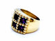 Bague 56 Bague Or jaune Améthyste 58 Facettes 1048332CN