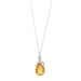 Collier Collier pendentif Citrine Diamants 58 Facettes 9992