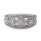 Bague 54 Bague Bandeau Or blanc Diamant 58 Facettes 2238720CN