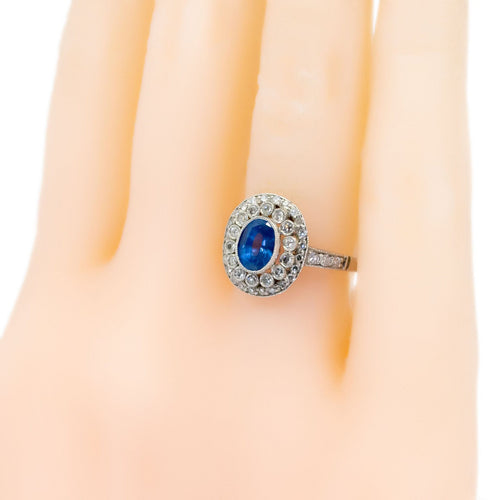 Bague 55.5 Bague Platine Saphir Diamants 58 Facettes BE68B24A4C894F3E8BE652F8855483A5