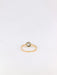 Ring 54 Solitaire Rose gold Diamond cushion 58 Facettes J217