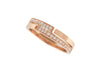 Ring 53 ring DINH VAN seventies pm 18k pink gold and diamonds 58 Facettes 254976