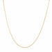 Yellow gold chain necklace with filed convict link 58 Facettes 12-147