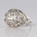 Bague 58 Bague ancienne diamants dentelle de platine 58 Facettes 20-088-55