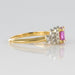 Bague 50 Bague saphir rose et diamants brillants 58 Facettes G49-8184685-50-1