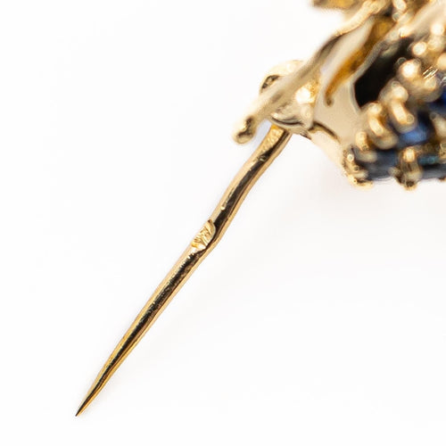 Broche Broche Or jaune Saphir 58 Facettes 2225709CN