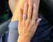 Bague Bague Art Déco Diamant Taille Ancienne Platine 58 Facettes