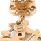 Boucles d'oreilles Boucles d'oreilles or jaune Fleurs du créateur Papi Percossi 58 Facettes