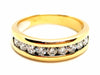 Ring 58 Half alliance ring Yellow gold Diamond 58 Facettes 1588627CN