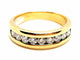 Bague 58 Bague Demi alliance Or jaune Diamant 58 Facettes 1588627CN