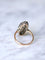 Bague marquise ancienne en or rose, argent, et diamants 58 Facettes