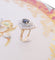 Bague Bague Marquise Saphir Diamants 58 Facettes AA 1512