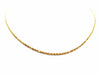 Necklace Rope mesh necklace Yellow gold 58 Facettes 1595051CN