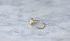 Bague Bague ancienne pierre de lune sur or jaune 58 Facettes