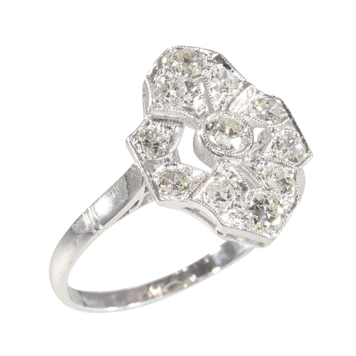 Bague 54 Bague de fiançailles en diamant 58 Facettes 22329-0120